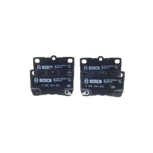 Bremsbelagsatz Scheibenbremse Bosch 0986494891 f&uuml;r Toyota Lexus Hinterachse