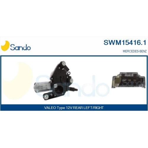 Wischermotor Sando SWM15416.1 für Mercedes Benz Mercedes Benz Mercedes Benz