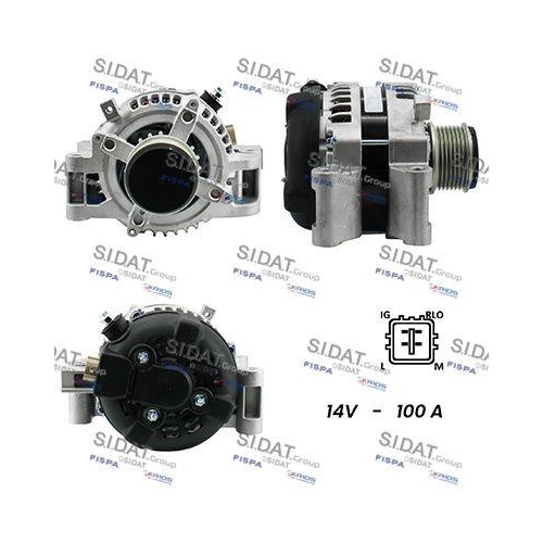 Generator Sidat A12DE0072A2 f&uuml;r Toyota