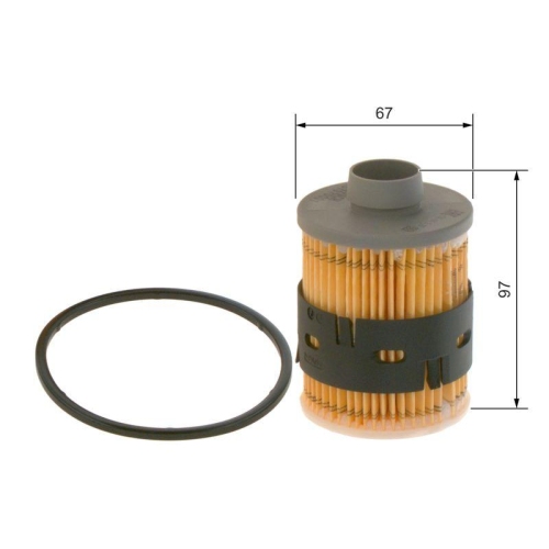 Kraftstofffilter Bosch 1457070001 für Citroën Fiat Lancia Opel Peugeot Saab