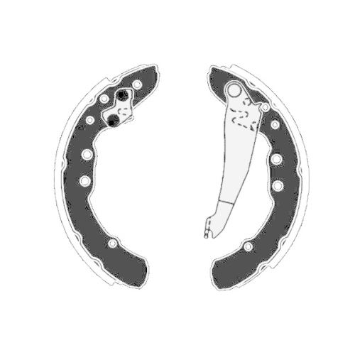 Brake Shoe Set Raicam RA26850 for Audi Seat VW