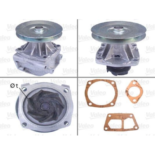 Wasserpumpe Motork&uuml;hlung Valeo 506075 f&uuml;r Fiat Lancia Zastava