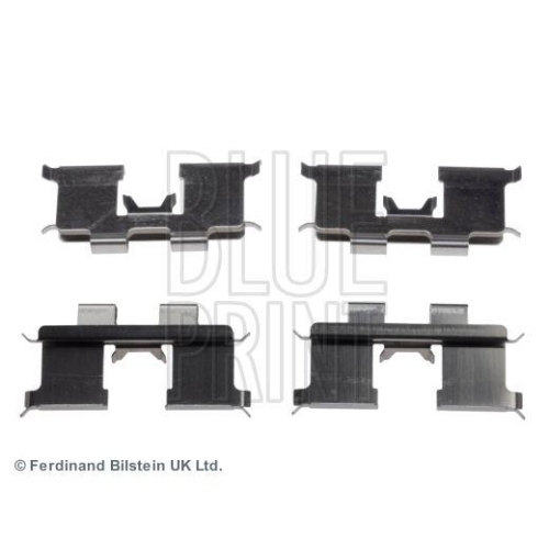 Zubehörsatz Scheibenbremsbelag Blue Print ADG048603 für Hinterachse