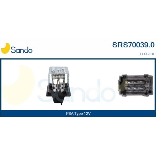 Widerstand Innenraumgebläse Sando SRS70039.0 für Citroën/peugeot