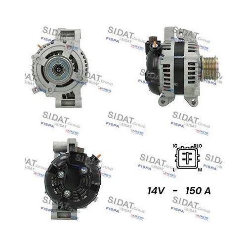 Generator Sidat A12DE0237A2 f&uuml;r Toyota