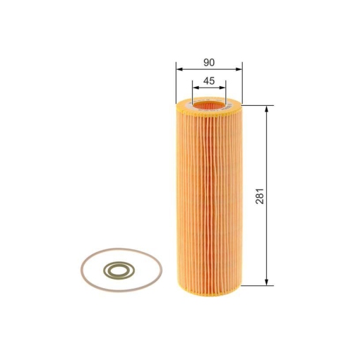 Ölfilter Bosch F026407196 für Renault Scania