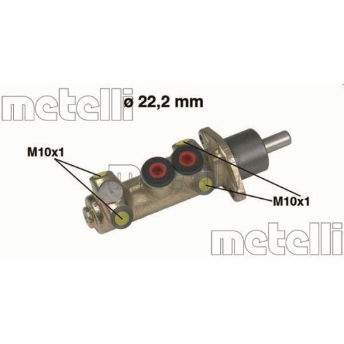 Hauptbremszylinder Metelli 05-0208 f&uuml;r Alfa Romeo Fiat Lancia