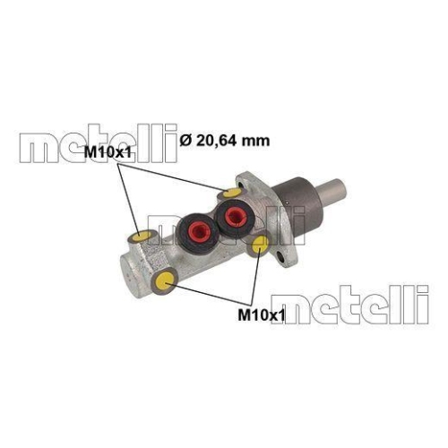 Hauptbremszylinder Metelli 05-0883 f&uuml;r Renault