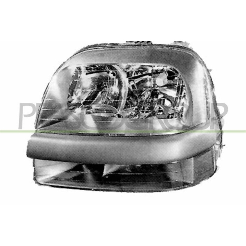 Hauptscheinwerfer Prasco FT9084813 Tyc f&uuml;r Fiat Rechts