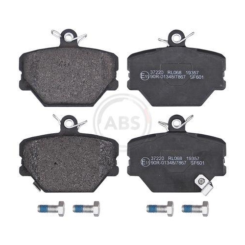 Bremsbelagsatz Scheibenbremse A.b.s. 37220 f&uuml;r Smart Vorderachse