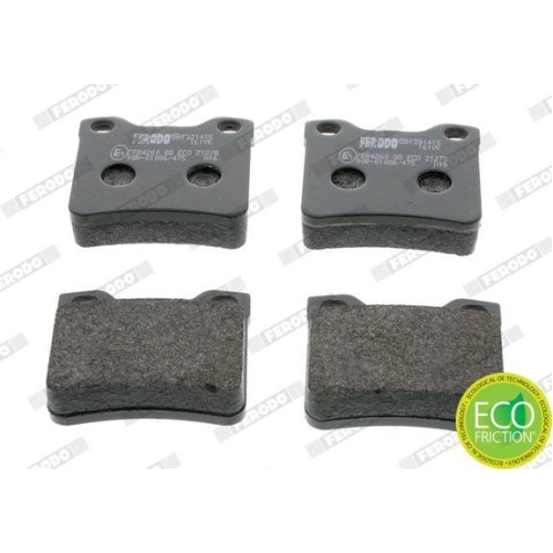 Bremsbelagsatz Scheibenbremse Ferodo FDB1415 Premier Eco Friction f&uuml;r Peugeot