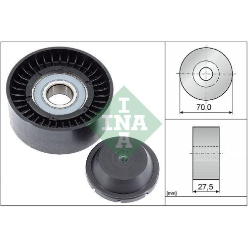 Umlenk /führungsrolle Keilrippenriemen Schaeffler Ina 532 0610 10 für Toyota