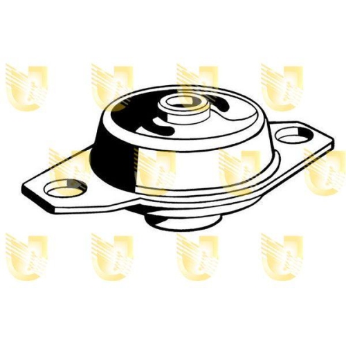 Lagerung Motor Unigom 395053 f&uuml;r Fiat Seat Getriebeseitig