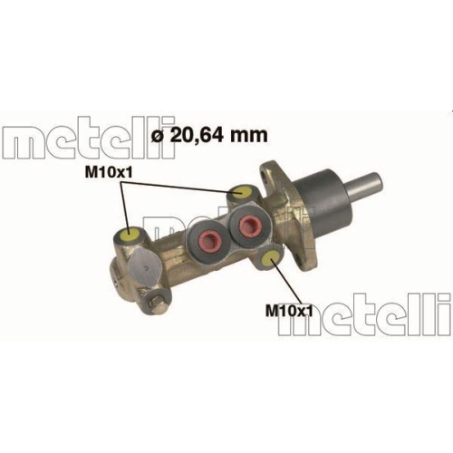 Brake Master Cylinder Metelli 05-0216 for Lancia Autobianchi