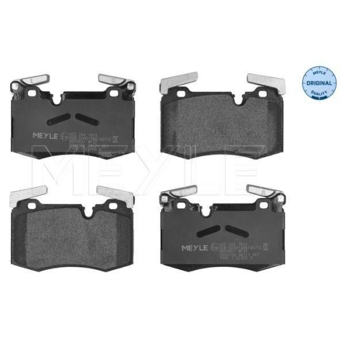 Bremsbelagsatz Scheibenbremse Meyle 0252447814 Meyle-original: True To Oe. f&uuml;r