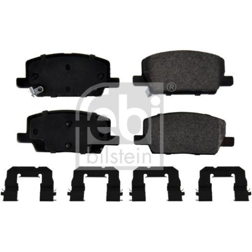 Bremsbelagsatz Scheibenbremse Febi Bilstein 176970 f&uuml;r Opel Vauxhall Vorderachse