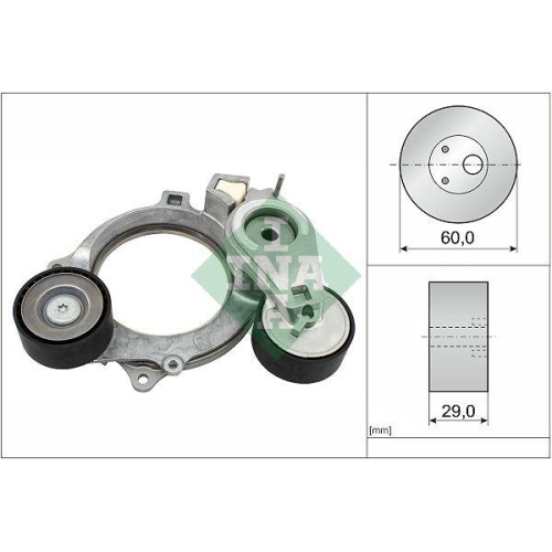 Riemenspanner Keilrippenriemen Schaeffler Ina 534 0935 10 f&uuml;r Audi Seat Skoda VW