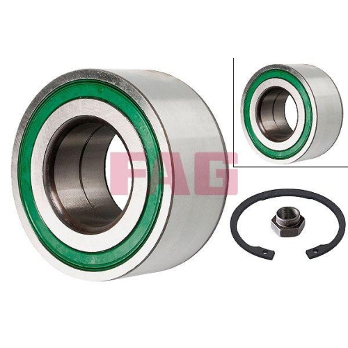 Radlagersatz Schaeffler Fag 713 6501 60 f&uuml;r Citro&euml;n Peugeot Renault Vorderachse