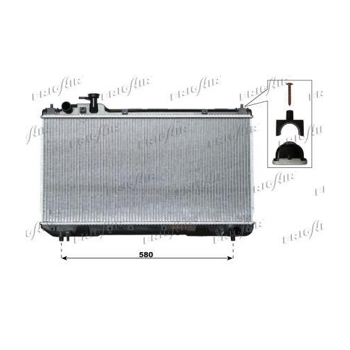 K&uuml;hler Motork&uuml;hlung Frigair 0115.3096 f&uuml;r Toyota