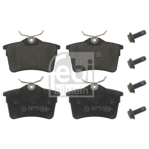 Bremsbelagsatz Scheibenbremse Febi Bilstein 16831 f&uuml;r Citro&euml;n Peugeot