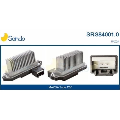 Widerstand Innenraumgebl&auml;se Sando SRS84001.0 f&uuml;r Mazda