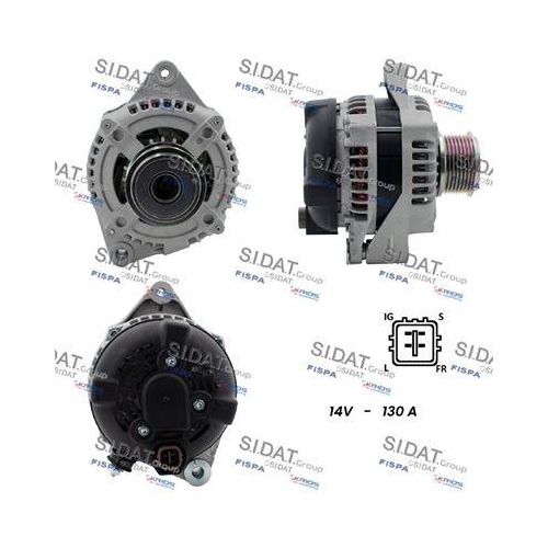 Generator Sidat A12DE0491A2 f&uuml;r Toyota