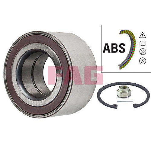 Radlagersatz Schaeffler Fag 713 6449 70 f&uuml;r Opel Vauxhall General Motors