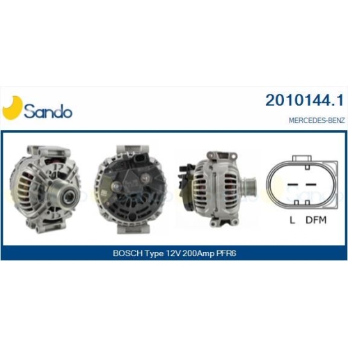 Generator Sando 2010144.1 f&uuml;r Mercedes Benz Mercedes Benz Mercedes Benz