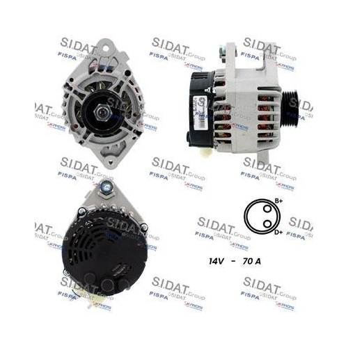 Generator Sidat A12DE0494A2 f&uuml;r Citro&euml;n Peugeot Toyota Citro&euml;n/peugeot