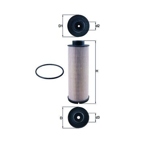Kraftstofffilter Mahle KX 73/1D f&uuml;r Man Liebherr