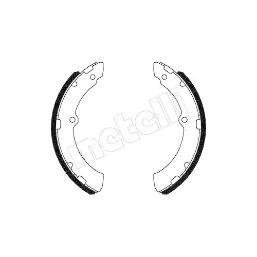 Bremsbackensatz Metelli 53-0641 für Toyota