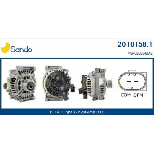 Generator Sando 2010158.1 für Mercedes Benz Mercedes Benz Mercedes Benz