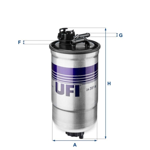 Fuel Filter Ufi 24.391.00 for Fiat Vag