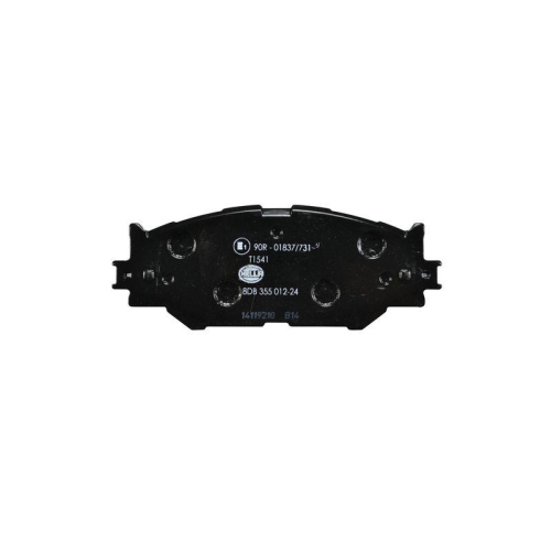 Bremsbelagsatz Scheibenbremse Hella 8DB 355 012-241 f&uuml;r Toyota Lexus Vorderachse