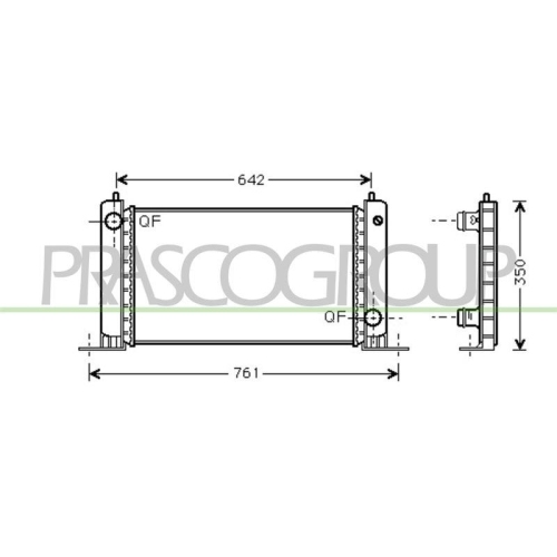 K&uuml;hler Motork&uuml;hlung Prasco FT420R001 Prascoselection f&uuml;r Fiat