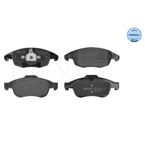 Bremsbelagsatz Scheibenbremse Meyle 0252453818 Meyle-original: True To Oe. f&uuml;r