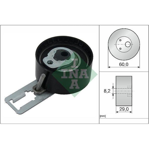 Spannrolle Zahnriemen Schaeffler Ina 531 0850 10 für Citroën Fiat Ford Mazda