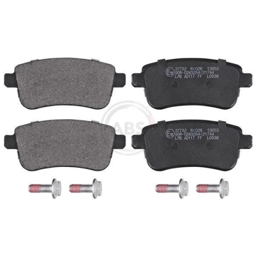 Bremsbelagsatz Scheibenbremse A.b.s. 37732 f&uuml;r Renault Hinterachse