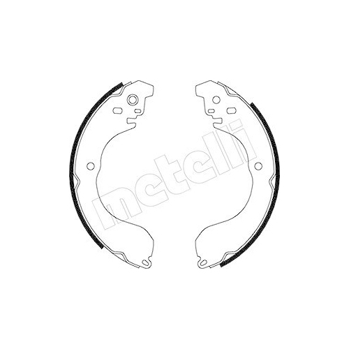 Bremsbackensatz Metelli 53-0296 für Chrysler Nissan Toyota Jeep Hinterachse
