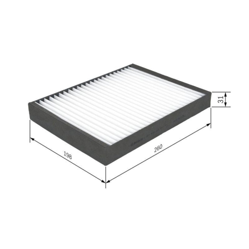 Filter Innenraumluft Bosch 1987432221 f&uuml;r Suzuki