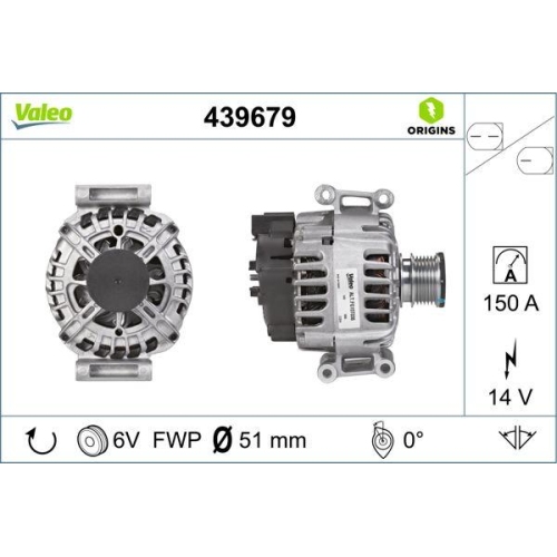 Alternator Valeo 439679 Valeo Origins New Oe Technology for Mercedes Benz