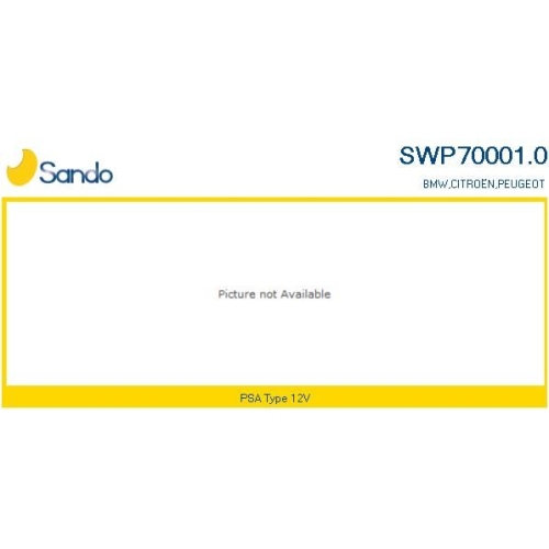 Waschwasserpumpe Scheibenreinigung Sando SWP70001.0 für Mazda Citroën/peugeot
