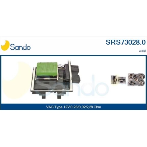 Widerstand Innenraumgebl&auml;se Sando SRS73028.0 f&uuml;r Vag