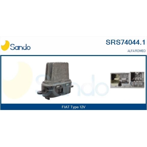 Widerstand Innenraumgebl&auml;se Sando SRS74044.1 f&uuml;r Fiat