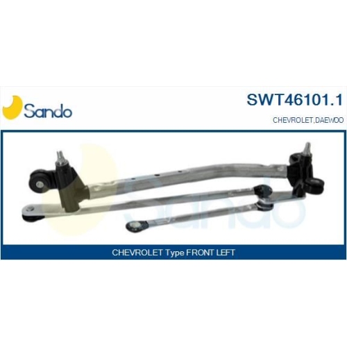 Wischergestänge Sando SWT46101.1 für Chevrolet Vorne