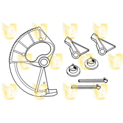 Reparatursatz Automatische Kupplungsnachstellung Unigom 162038 f&uuml;r Renault