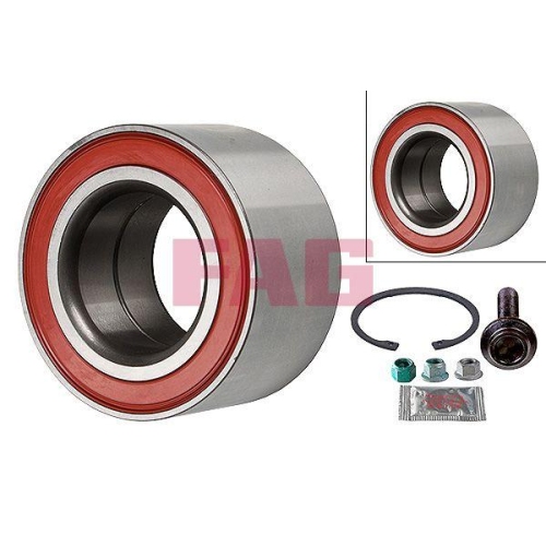 Radlagersatz Schaeffler Fag 713 6108 80 f&uuml;r Audi Seat VW Vorderachse