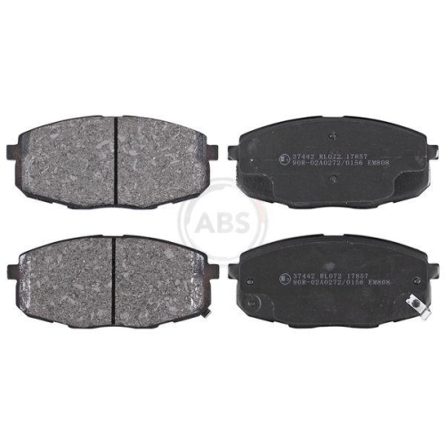 Bremsbelagsatz Scheibenbremse A.b.s. 37442 f&uuml;r Hyundai Kia Vorderachse