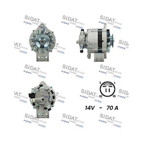 Generator Sidat A12HT0354A2 f&uuml;r Isuzu Opel Renault Hitachi