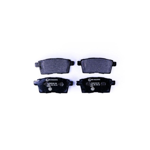 Bremsbelagsatz Scheibenbremse Hella 8DB 355 013-261 f&uuml;r Ford Mazda Mitsubishi